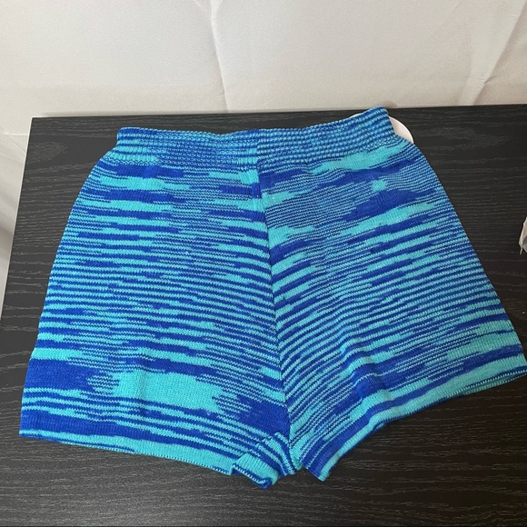 Princess Polly Leo Knit Shorts Blue NWT - Picture 2 of 4